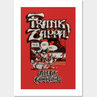 Hail this old Frank Zappa & Alice Cooper Old Gig Poster Design! Posters and Art